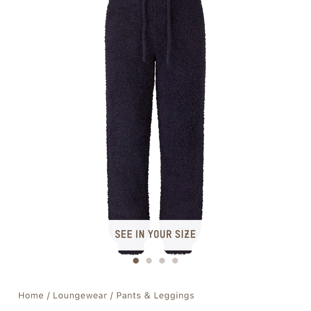 Skims jogger fleece black size small medium